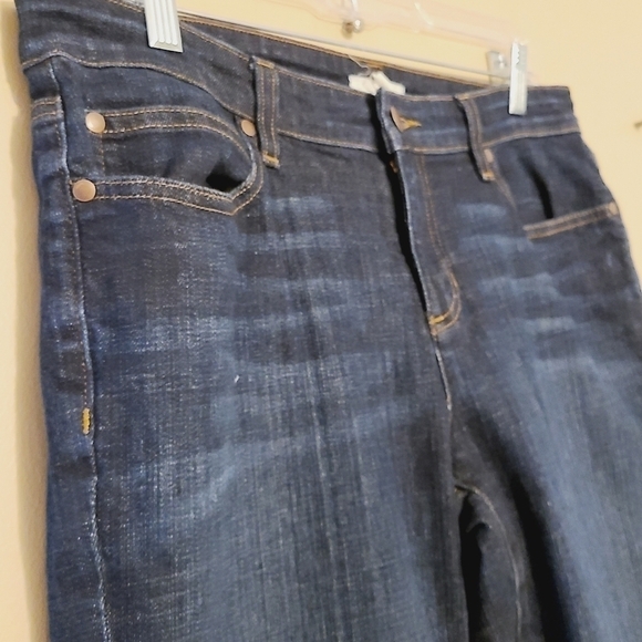 Eileen Fisher | Women's Dark Wash Skinny Jeans (Size 8) - Picture 3 of 7